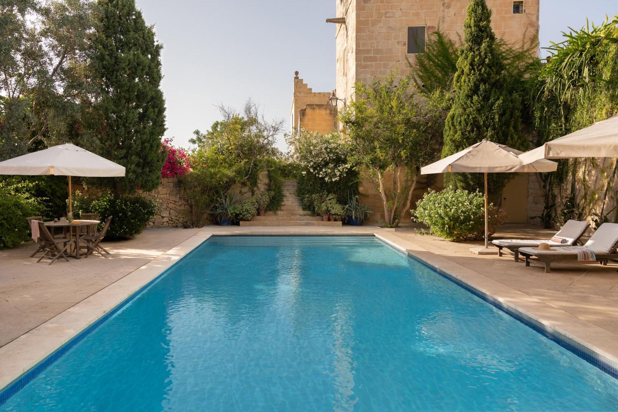 Casa San Rocco - Luxurious Grand 18Th C. Palace With Gardens & Pool Hal Ghaxiak Exterior photo